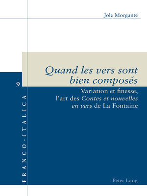 cover image of «Quand les vers sont bien composés»